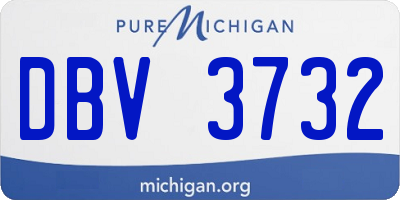 MI license plate DBV3732