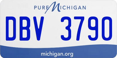 MI license plate DBV3790
