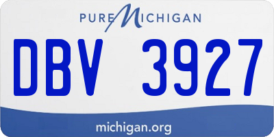 MI license plate DBV3927