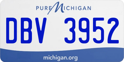 MI license plate DBV3952