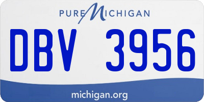MI license plate DBV3956