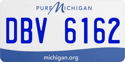 MI license plate DBV6162