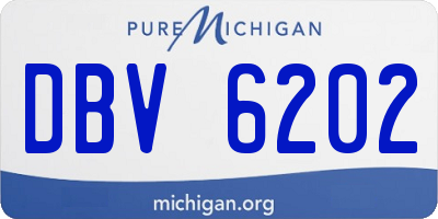 MI license plate DBV6202