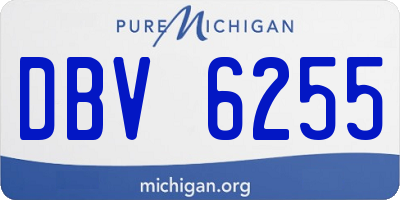MI license plate DBV6255