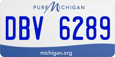 MI license plate DBV6289