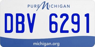 MI license plate DBV6291