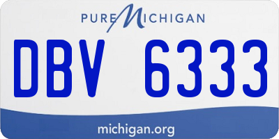 MI license plate DBV6333