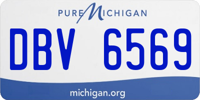 MI license plate DBV6569