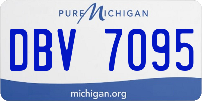 MI license plate DBV7095