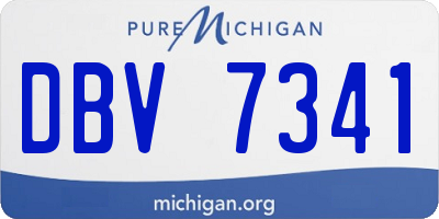MI license plate DBV7341