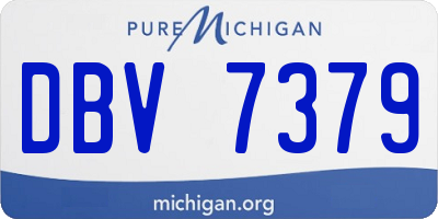 MI license plate DBV7379
