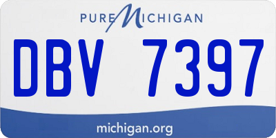 MI license plate DBV7397