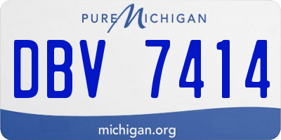 MI license plate DBV7414