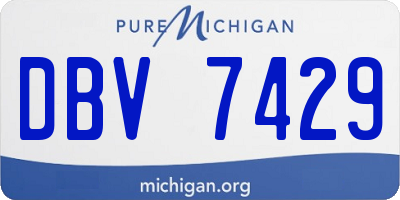 MI license plate DBV7429