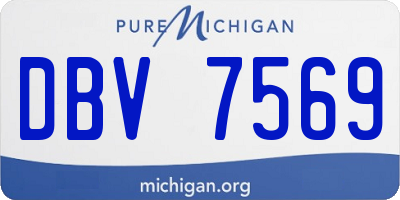 MI license plate DBV7569