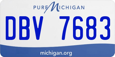 MI license plate DBV7683