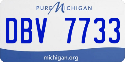 MI license plate DBV7733