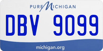 MI license plate DBV9099