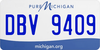 MI license plate DBV9409