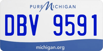 MI license plate DBV9591