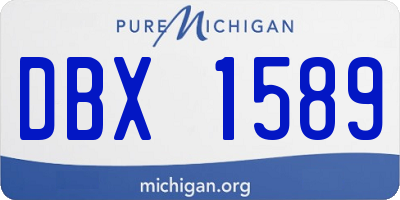 MI license plate DBX1589