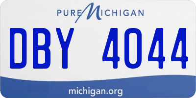 MI license plate DBY4044