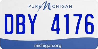 MI license plate DBY4176