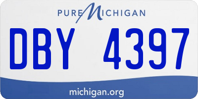 MI license plate DBY4397