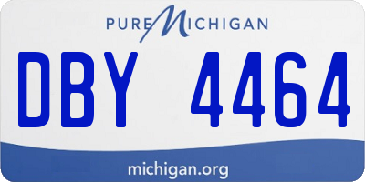 MI license plate DBY4464