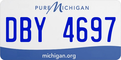 MI license plate DBY4697