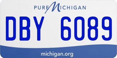 MI license plate DBY6089