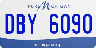 MI license plate DBY6090