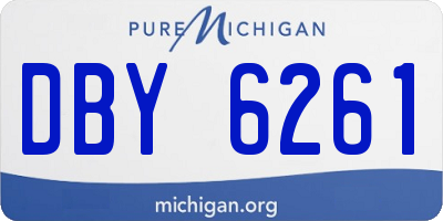 MI license plate DBY6261