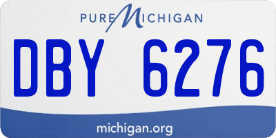 MI license plate DBY6276