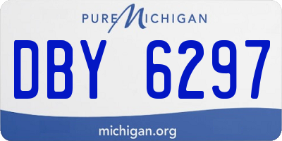 MI license plate DBY6297
