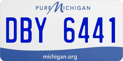 MI license plate DBY6441