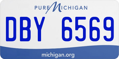MI license plate DBY6569