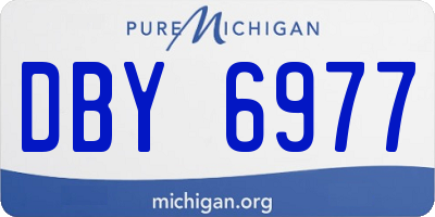 MI license plate DBY6977