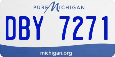 MI license plate DBY7271