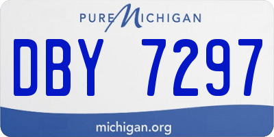 MI license plate DBY7297