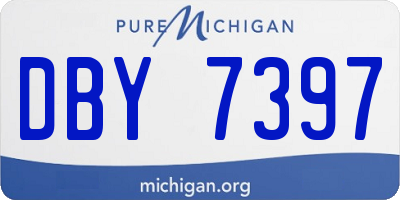 MI license plate DBY7397