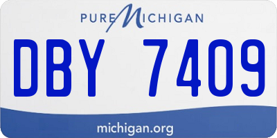MI license plate DBY7409