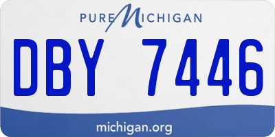 MI license plate DBY7446