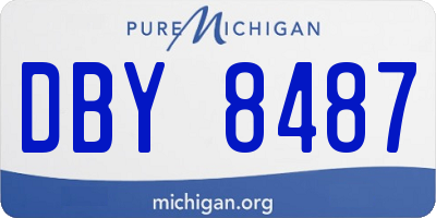 MI license plate DBY8487