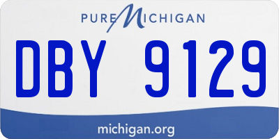 MI license plate DBY9129