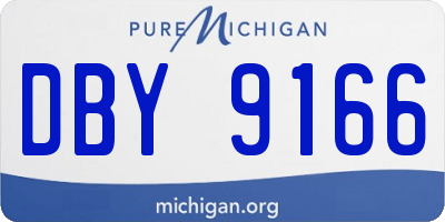 MI license plate DBY9166