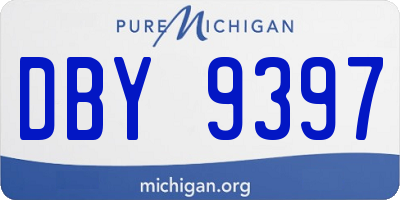 MI license plate DBY9397