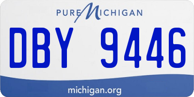 MI license plate DBY9446