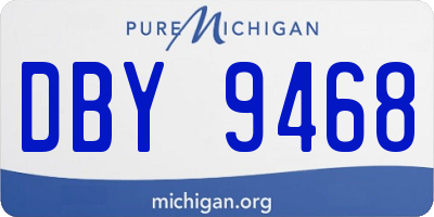 MI license plate DBY9468