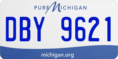 MI license plate DBY9621